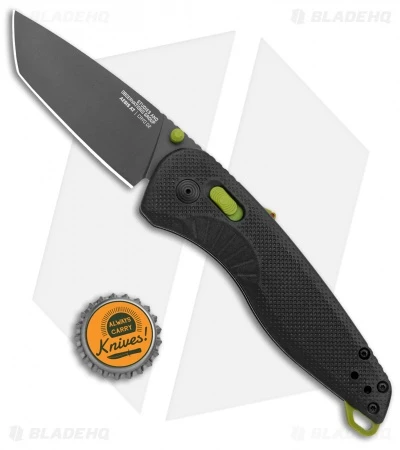 SOG Aegis AT Tanto AT-XR Lock Knife Black GRN W/Safety (3.13" Black) 6 SOG Aegis AT Tanto AT-XR Lock Knife Black GRN W/Safety (3.13" Black) - Image 4
