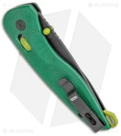 SOG Aegis AT Tanto AT-XR Lock Knife Forest Green GRN W/Safety (3.13" Black) 8 SOG Aegis AT Tanto AT-XR Lock Knife Forest Green GRN W/Safety (3.13" Black) -Knife Center Shop SOG Aegis AT TAnto Lock Forest Green Black BHQ 122327 jr side