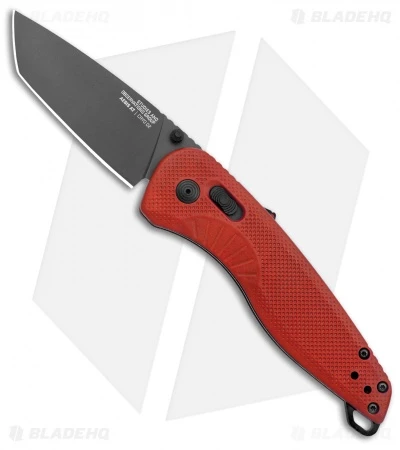 SOG Aegis AT Tanto AT-XR Lock Knife Red GRN W/Safety (3.1" Black) 3 SOG Aegis AT Tanto AT-XR Lock Knife Red GRN W/Safety (3.1" Black)