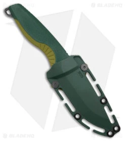 SOG Aegis FX Fixed Blade Knife Forest/Moss Green (3.6" Black Stonewash) -Knife Center Shop SOG Aegis FX FBK Forest Moss Green 3in Black SW BHQ 176867 td sheath