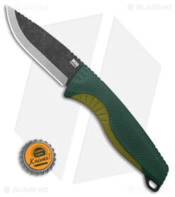 SOG Aegis FX Fixed Blade Knife Forest/Moss Green (3.6" Black Stonewash) -Knife Center Shop SOG Aegis FX FBK Forest Moss Green 3in Black SW BHQ 176867 td size
