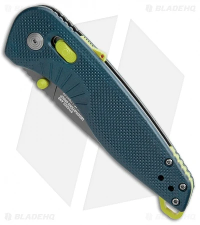 SOG Aegis AT Spring Assisted Knife Indigo GRN (3.13" Dark Gray) 4 SOG Aegis AT Spring Assisted Knife Indigo GRN (3.13" Dark Gray) - Image 2