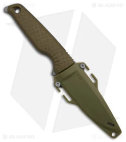 SOG Altair FX Fixed Blade Knife Field Green (3.4" Black) 17-79-03-57 -Knife Center Shop SOG Altair FX FBK Field Green 3in Black BHQ 140855 td sheath