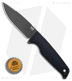 SOG Altair FX Fixed Blade Knife Squid Ink Black (3.4" Black) 17-79-01-57 -Knife Center Shop SOG Altair FX FBK Squid Ink Black 3in Black BHQ 140850 td size