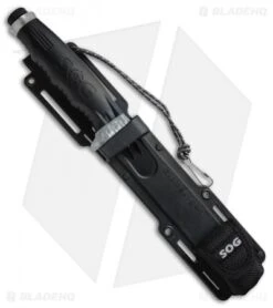 SOG Blade-Light Fixed Blade Knife W/ LEDs (5.7" Satin Plain) BLT10-K -Knife Center Shop SOG Blade Light LEDs BLT10 K BHQ 11524 jr sheath