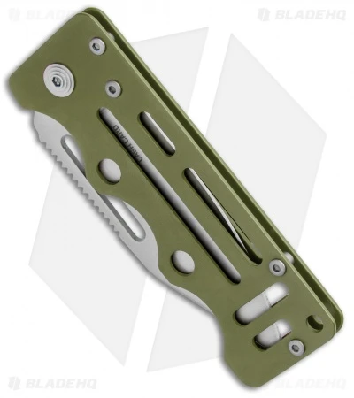 SOG Cash Card Liner Lock Wallet Knife Moss Green (2.75" Satin) EZ5 4 SOG Cash Card Liner Lock Wallet Knife Moss Green (2.75" Satin) EZ5 - Image 2