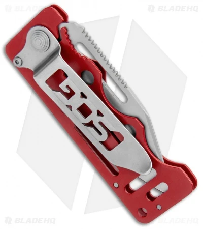 SOG Cash Card Liner Lock Wallet Knife Garnet Red (2.75" Satin) EZ2 5 SOG Cash Card Liner Lock Wallet Knife Garnet Red (2.75" Satin) EZ2 - Image 3