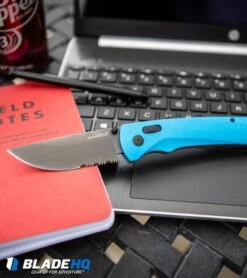 SOG Flash AT-XR Lock Knife Civic Cyan GRN (3.45" Dark Gray Serr) -Knife Center Shop SOG Flash AT XR Lock Knife Civic Cyan GRN Stonewash Serr BHQ 105721 kp desk web