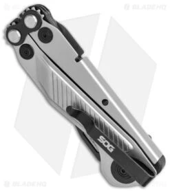 SOG Flash MT 7-in-1 Multi-Tool (Silver/Black) -Knife Center Shop SOG Flash MT 7 in 1 Multi Tool Silver Black BHQ 140875 jr side