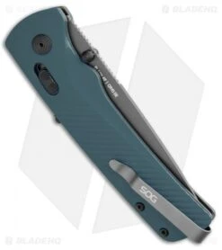 SOG Flash AT-XR Lock Knife Urban Gray GRN (3.45" Dark Gray) 8 SOG Flash AT-XR Lock Knife Urban Gray GRN (3.45" Dark Gray) -Knife Center Shop SOG Flash Mk3 ATXR Lock Urban Gray Blue Gray BHQ 105724 jr side