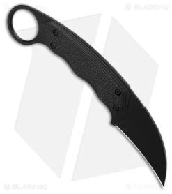 SOG Gambit Fixed Blade Karambit Knife Black GRN (2.6" Black) SOG-GB1002-CP -Knife Center Shop SOG Gambit Fixed Blade Karambit Knife Black GRN 2in Black BHQ 210732 td spine large