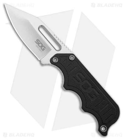 SOG Instinct Fixed Blade Knife Black G-10 (2.3" Satin) NB1012 3 SOG Instinct Fixed Blade Knife Black G-10 (2.3" Satin) NB1012