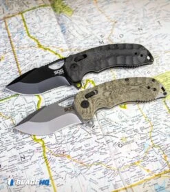 SOG Kiku XR Blackout XR-Lock Knife Black Micarta (3" Black) -Knife Center Shop SOG KIKU XR XR Lock Knife Natural Linen Micarta Satin BHQ 99486 kp map web 1