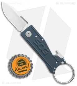 SOG Keytron Clip Point Folding Knife Key Chain Gray (1.9" Satin) KT1004-CP 9 SOG Keytron Clip Point Folding Knife Key Chain Gray (1.9" Satin) KT1004-CP -Knife Center Shop SOG Keytron CP Key Chain Gray Satin KT1004 CP BHQ 104067 jr bottlecap