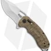 SOG KIKU XR XR-Lock Knife Natural Linen Micarta (3" Satin) -Knife Center Shop SOG Kiku XR Natural Linen Micarta Satin BHQ 99486 jr