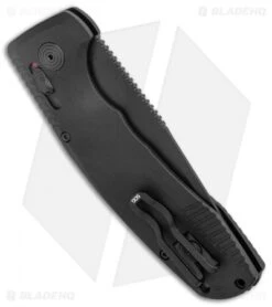SOG Knives SOG-TAC AU Drop Point Automatic Knife Black Aluminum (3.4" Black) 8 SOG Knives SOG-TAC AU Drop Point Automatic Knife Black Aluminum (3.4" Black) -Knife Center Shop SOG Knives SOG TAC AU Auto Black Black BHQ 119258 jr side