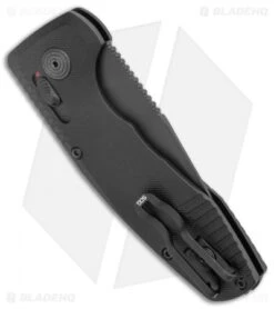 SOG Knives SOG-TAC AU Compact Automatic Knife Black (3" Black) -Knife Center Shop SOG Knives SOG TAC AU Compact Auto Black Black 15 38 07 57 BHQ 119252 jr side