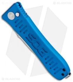 SOG Knives Spec Elite I Automatic Knife Blue (3.5" Satin) SE-51BU -Knife Center Shop SOG Knives Spec Elite I Auto Blue Satin SE 51BU BHQ 92925 jr spine