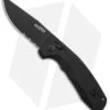 SOG Knives SOG-TAC AU Automatic Knife Black Aluminum (3.4" Black Serr) 1 SOG Knives SOG-TAC AU Automatic Knife Black Aluminum (3.4" Black Serr) -Knife Center Shop SOG Knives TAC AU Automatic Knife Black 3in Black Serr BHQ 119259 td