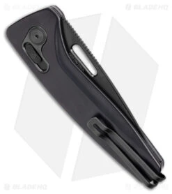 SOG One-Zero XR Lock Knife Black Aluminum (3.1" Black Chrome) -Knife Center Shop SOG One Zero XR Lock Black Aluminum Black Chrome BHQ 140870 jr side