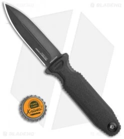 SOG Pentagon FX Covert Fixed Blade Knife Blackout (3.5" Black) -Knife Center Shop SOG Pentagon FX Covert Blackout Black 17 61 03 57 BHQ 119267 jr bottlecap