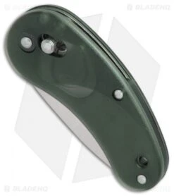 SOG Sculptura Drop Point Arc-Lock Knife Green Zytel (2" Satin) -Knife Center Shop SOG Sculptura dp arc lock green zytel satin BHQ 74894 er spine