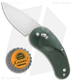 SOG Sculptura Drop Point Arc-Lock Knife Green Zytel (2" Satin) -Knife Center Shop SOG Sculptura dp arc lock green zytel satin BHQ 74894 jr bottlecap