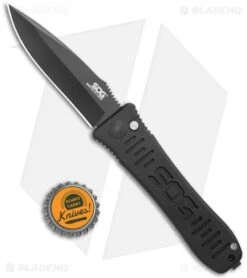 SOG Spec Elite I Automatic Knife (3.5" Black) SE-52 9 SOG Spec Elite I Automatic Knife (3.5" Black) SE-52 -Knife Center Shop SOG Spec Elite I Auto Knife Black BHQ 8487 jr bottlecap
