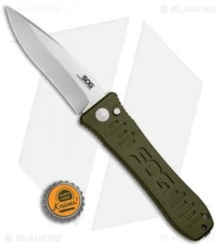 SOG Knives Spec Elite II Large Automatic Knife OD Green (4" Satin) SE-61OD 9 SOG Knives Spec Elite II Large Automatic Knife OD Green (4" Satin) SE-61OD -Knife Center Shop SOG Spec Elite II Large OD Green Satin SE 61OD BHQ 70989 jr bottlecap