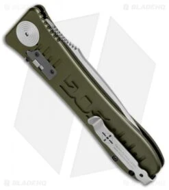 SOG Knives Spec Elite II Large Automatic Knife OD Green (4" Satin) SE-61OD 8 SOG Knives Spec Elite II Large Automatic Knife OD Green (4" Satin) SE-61OD -Knife Center Shop SOG Spec Elite II Large OD Green Satin SE 61OD BHQ 70989 jr side