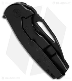 SOG Stout FLK Frame Lock Knife Carbon Fiber (2.6" Black) -Knife Center Shop SOG Stout FLK FLK Black CF 2in Black BHQ 125962 td side