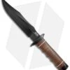 SOG Super SOG Bowie Fixed Blade Knife Leather (7.5" Black) SB1T-L -Knife Center Shop SOG Super SOG Leather Black SOGSB1TL BHQ 67158 jr