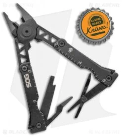 SOG Sync I Belt Buckle Multi-Tool Black SN1002-CP -Knife Center Shop SOG Sync I Belt Buckle Multi Tool Black SN1002 CP BHQ 116300 jr bottlecap