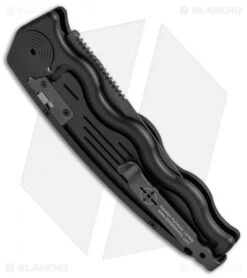 SOG-TAC Clip Point Automatic Knife (3.5" Black) ST-02 8 SOG-TAC Clip Point Automatic Knife (3.5" Black) ST-02 -Knife Center Shop SOG TAC Clip Point Black ST 02 BHQ 7512 jr side