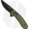SOG-TAC XR Lock Knife OD Green G-10 (3.4" Black) -Knife Center Shop SOG TAC XR OD Green G 10 Black BHQ 107727 LS
