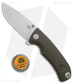 SOG Tellus ATK Assisted Frame Lock Knife OD Green/Orange (3.2" SW) -Knife Center Shop SOG Tellus ATK Assisted FL OD Green Orange SW BHQ 177278 jr bottlecap
