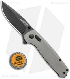 SOG Terminus XR Lock Knife Gray G-10 (3" Black) TM1038-BX -Knife Center Shop SOG Terminus XR Lock Gray G 10 Black TM1038 CP BHQ 121125 jr bottlecap 1