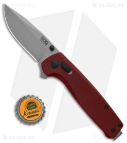 SOG Terminus XR Lock Knife Crimson Red G-10 (3" Stonewash) TM1023-BX 9 SOG Terminus XR Lock Knife Crimson Red G-10 (3" Stonewash) TM1023-BX -Knife Center Shop SOG Terminus XR Lock Knife Crimson Red G10 3in Stonewash BHQ 99815 td size