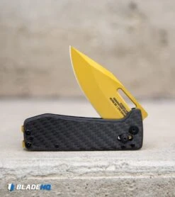 SOG Ultra XR Lock Knife Carbon Fiber (2.75" Gold) -Knife Center Shop SOG Ultra XR Lock Knife Carbon Fiber Gold BHQ 105689 kp concrete web