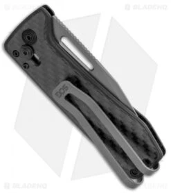 SOG Ultra XR Lock Knife Carbon Fiber (2.75" Gray) -Knife Center Shop SOG Ultra XR XR Lock CF Gray BHQ 105688 jr side