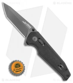 SOG Vision XR Lock Knife Black G-10 (3.4" Black) -Knife Center Shop SOG Vision Mk3 Straight Edge 12 57 01 57 BHQ 107730 LS Bottlecap