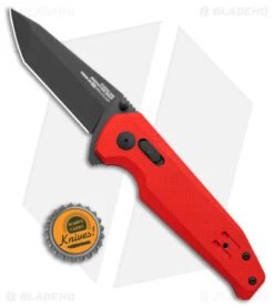 SOG Vision XR LTE Flipper Knife Red G-10 (3.4" Black) -Knife Center Shop SOG Vision XR LTE Knife Red G10 3in Black BHQ 140127 td size