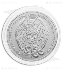 SOG Vision XR LTE Flipper Knife Black Ti (3.4" Black) 35th Anniversary Edition -Knife Center Shop SOG Vision XR Lock Knife Black G10 3in Black 35th Anniversary Edition BHQ 136432 td coin side