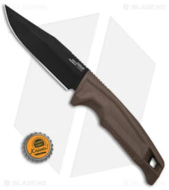 SOG Recondo FX Fixed Blade Knife Flat Dark Earth GRN (4.6" Black) -Knife Center Shop Sog RecondoFX FBK Flat Dark Earth GRN 4in Black BHQ 140879 td size