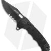 SOG Seal XR Flipper XR-Lock Knife Black Nylon (3.9" Black Serrated) -Knife Center Shop Sog Seal XR Flipper Black FRN Black Serr BHQ 136182 jr