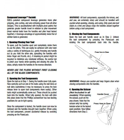SOG PowerLock EOD Multi-Tool W/ V-Cutter (Black) B63-N 8 SOG PowerLock EOD Multi-Tool W/ V-Cutter (Black) B63-N - Image 6