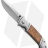 SOG Fielder Mini Liner Lock Knife Wood (2.75" Satin) FF-33 -Knife Center Shop sog fielder mini folder ff33