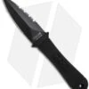 SOG Mini Pentagon M14 Fixed Blade Knife (3.5" Black Serr) -Knife Center Shop sog m14 mini pentagon