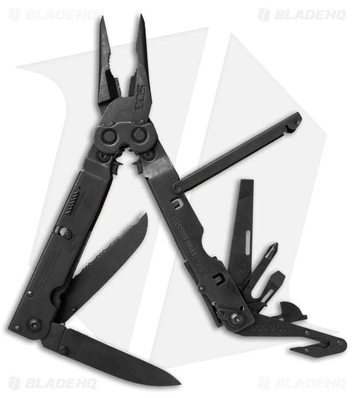 SOG PowerAssist 16-in-1 Multi-Tool W/ Nylon Case (Black Oxide) B66N-CP 3 SOG PowerAssist 16-in-1 Multi-Tool W/ Nylon Case (Black Oxide) B66N-CP