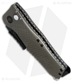 SOG Quake Spring Assisted Knife FDE Aluminum (3.5" Two-Tone) IM1001-BX -Knife Center Shop sog quake im1001 bx side dl
